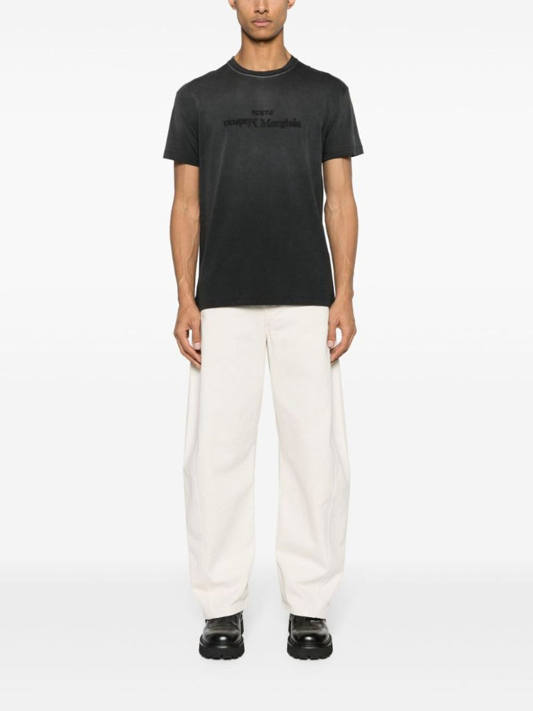 Grey Reverse Cotton T-shirt