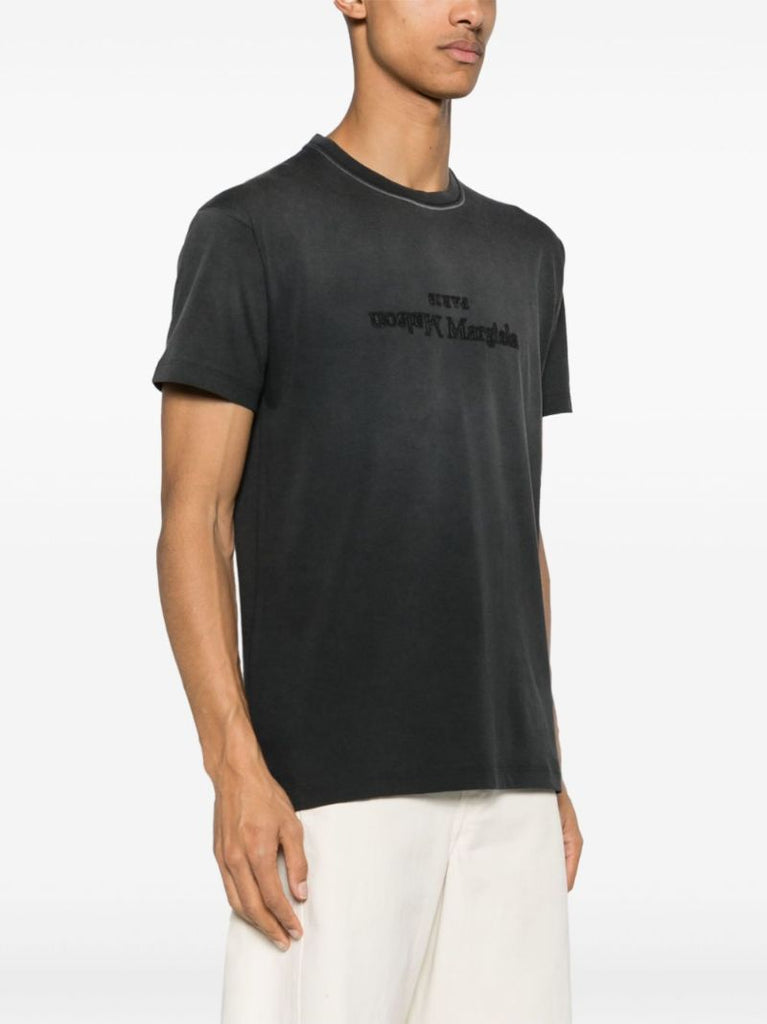Grey Reverse Cotton T-shirt