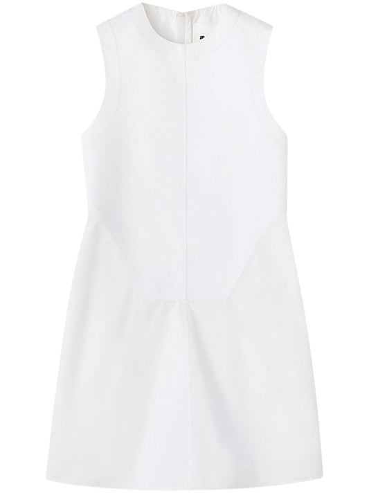 White Cotton Minidress