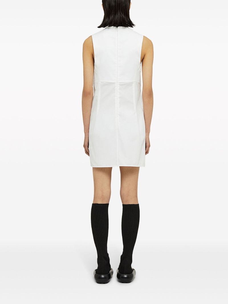 White Cotton Minidress