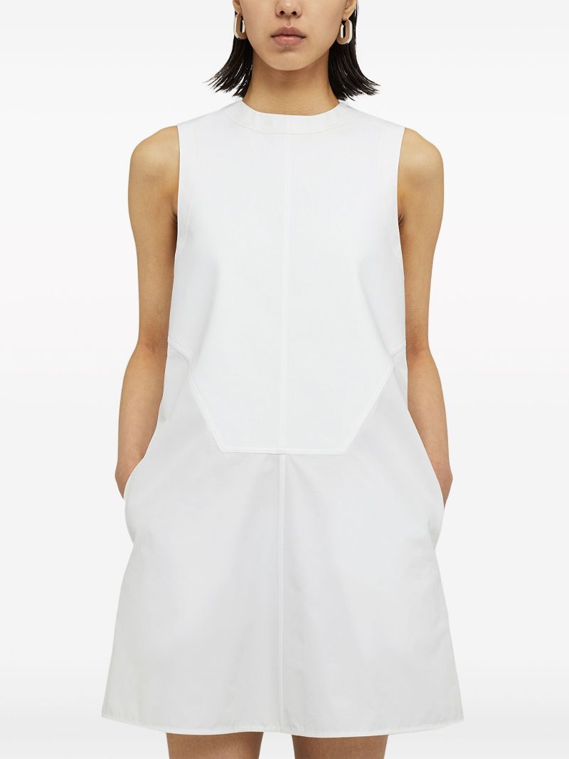 White Cotton Minidress