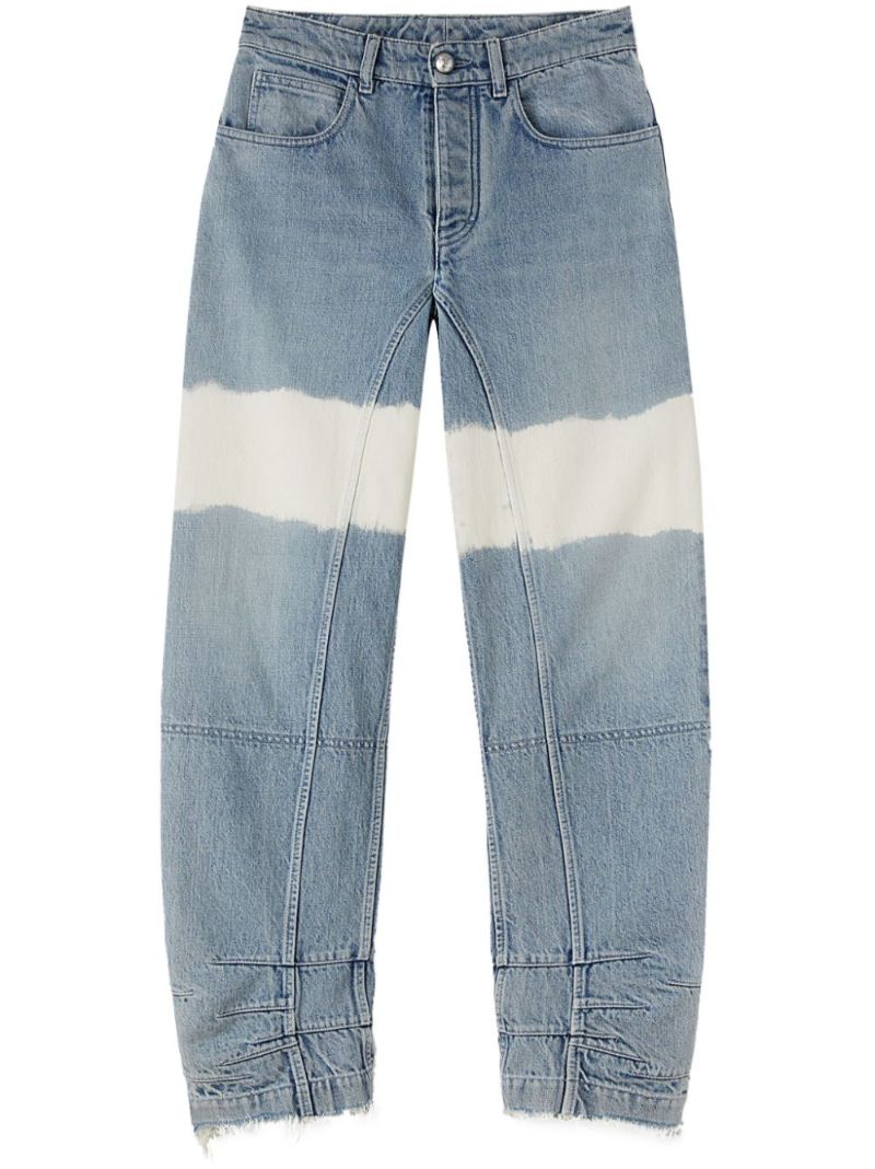 Colour-block Tapered Jeans