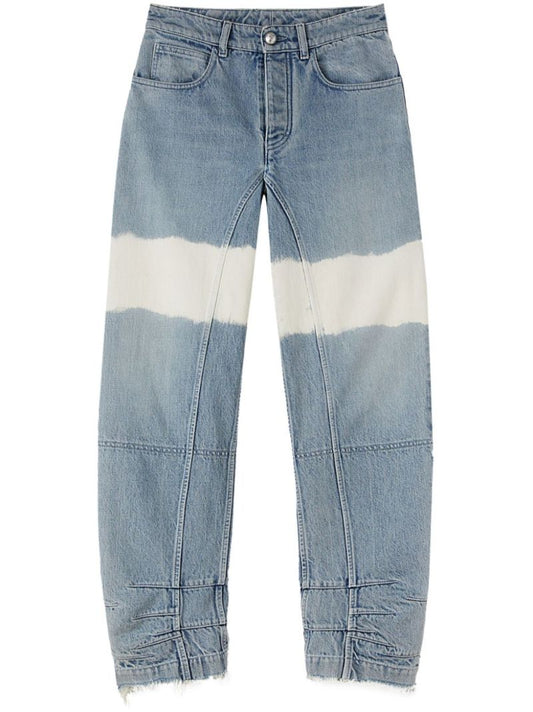 Colour-block Tapered Jeans