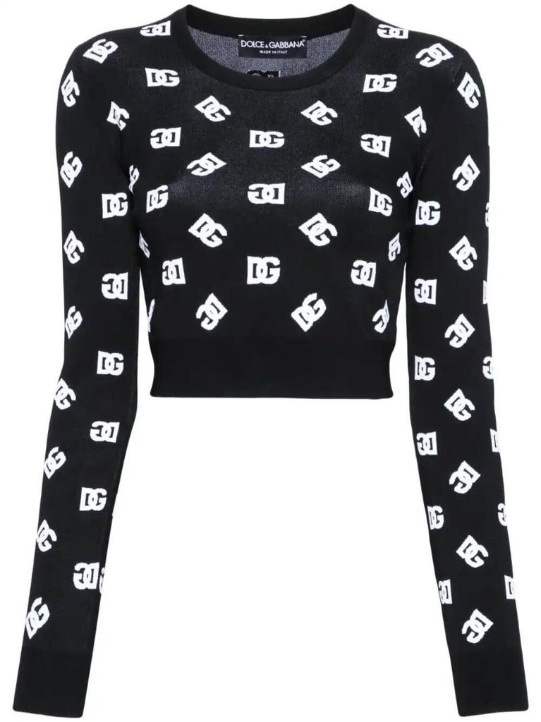 Dg-logo Jacquard Sweater