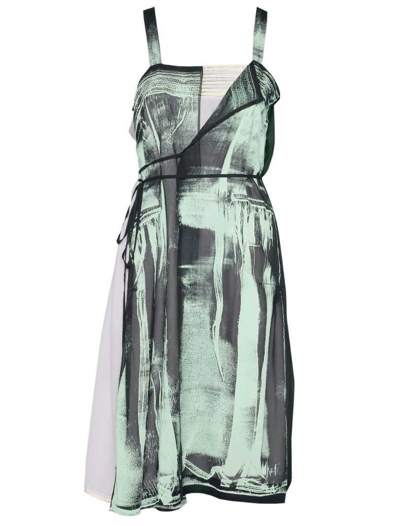 Green Freeze-frame Dress