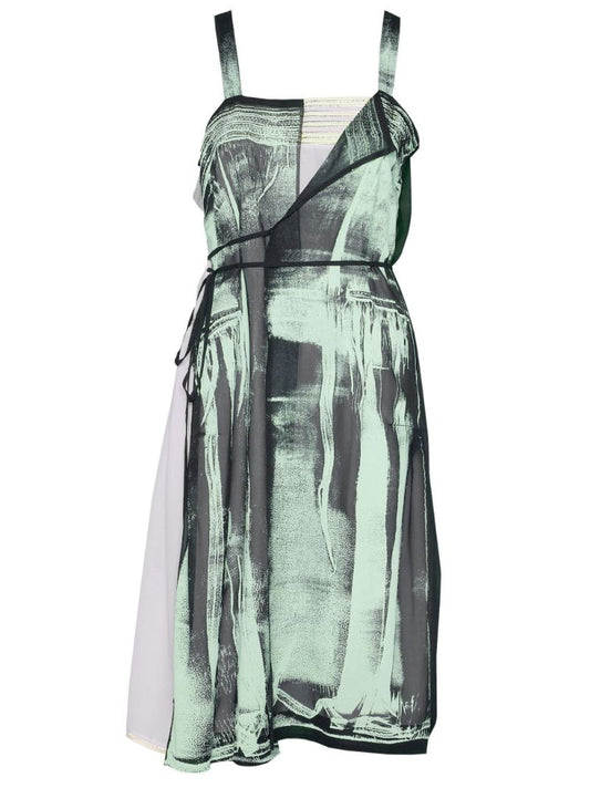 Green Freeze-frame Dress