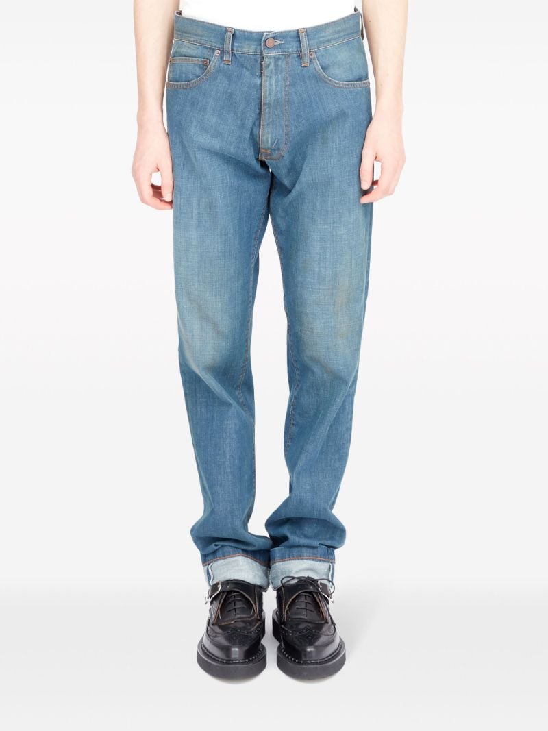 Blue Americana Straight-leg Jeans
