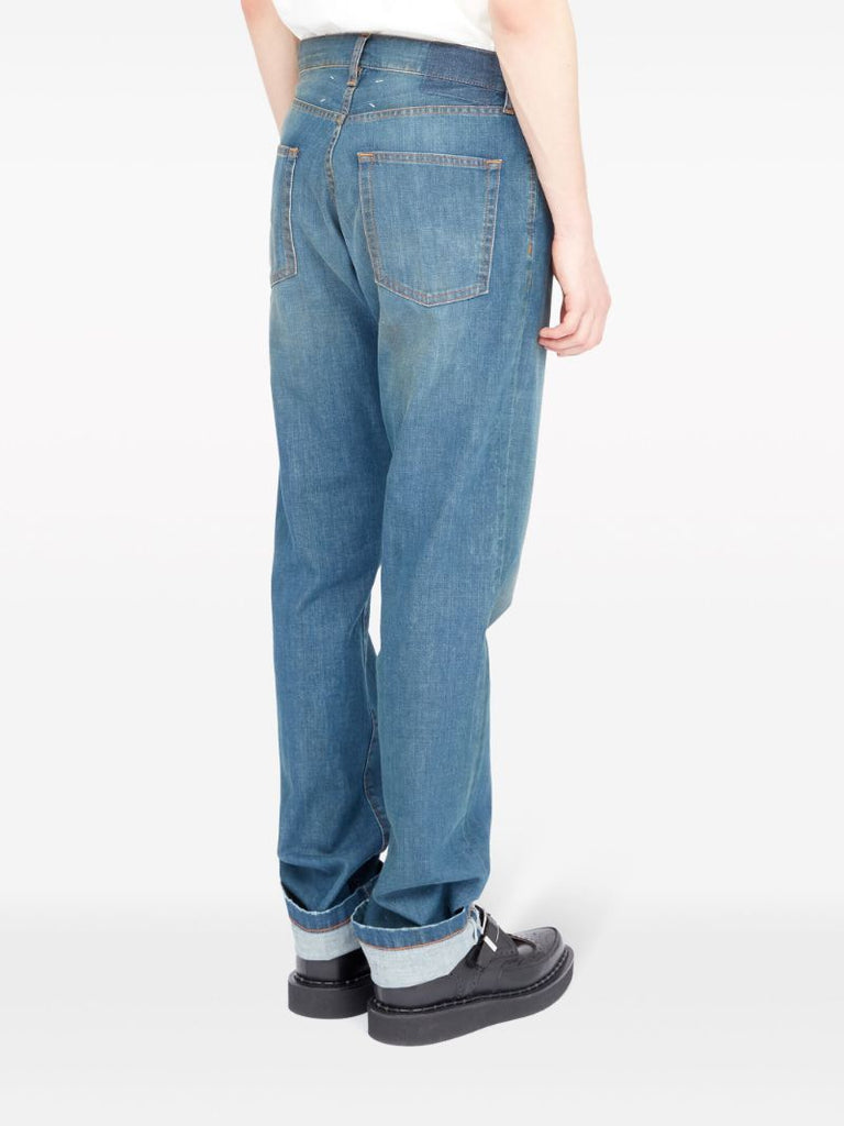 Blue Americana Straight-leg Jeans