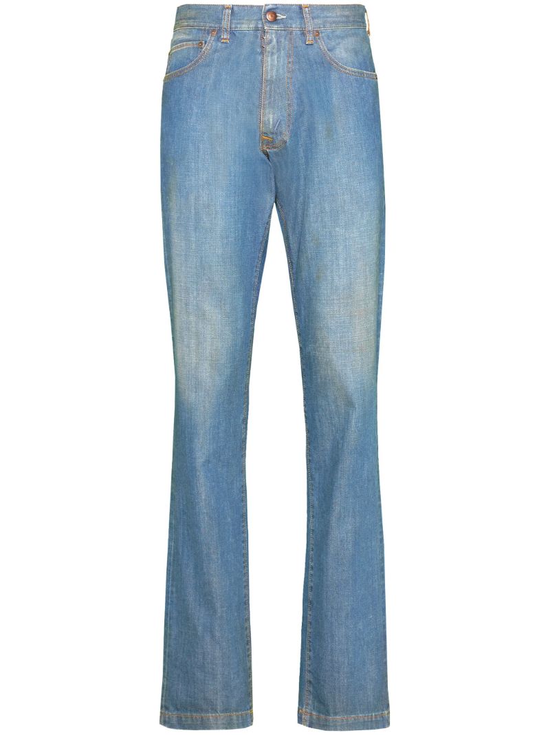 Blue Americana Straight-leg Jeans