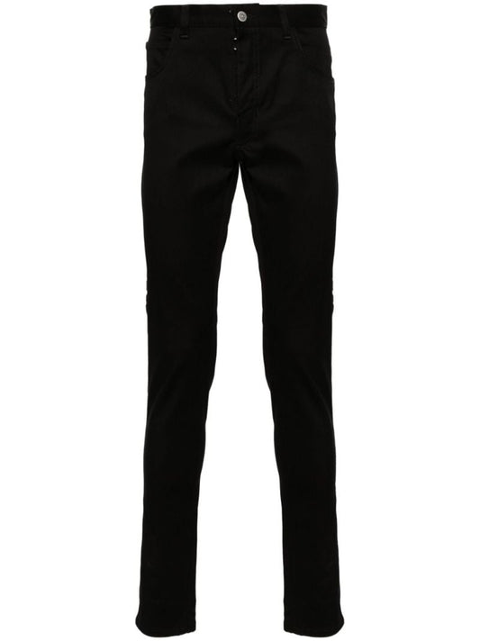 Black Invitation-print Skinny Jeans