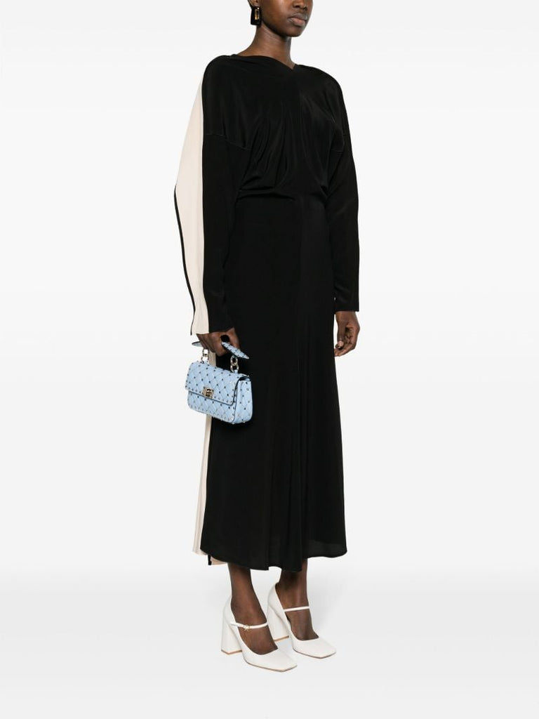 Blue Rockstud Spike Medium Small Shoulder Bag