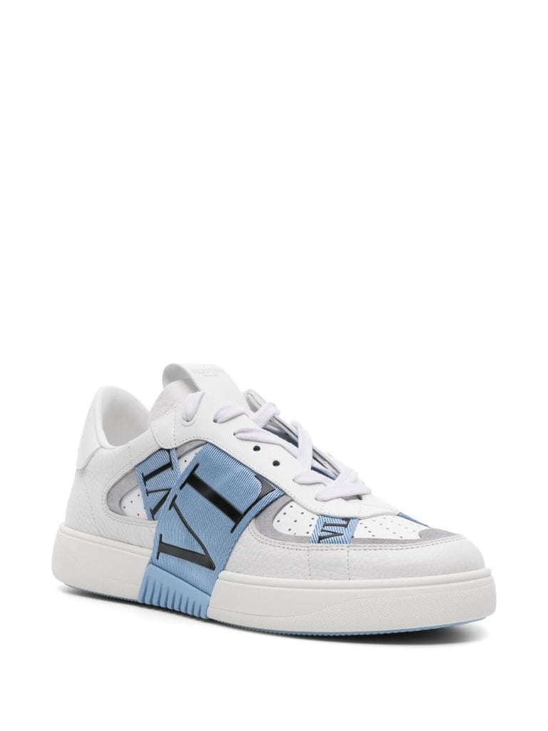 Blue Vl7n Leather Sneakers