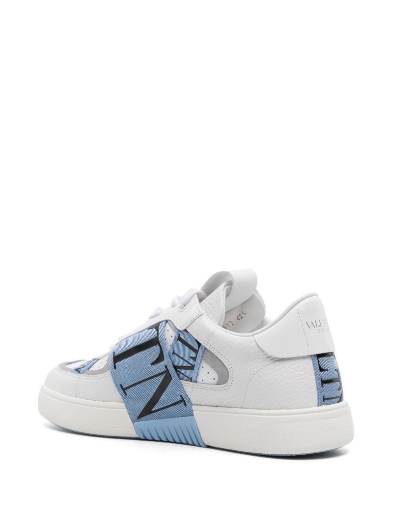 Blue Vl7n Leather Sneakers