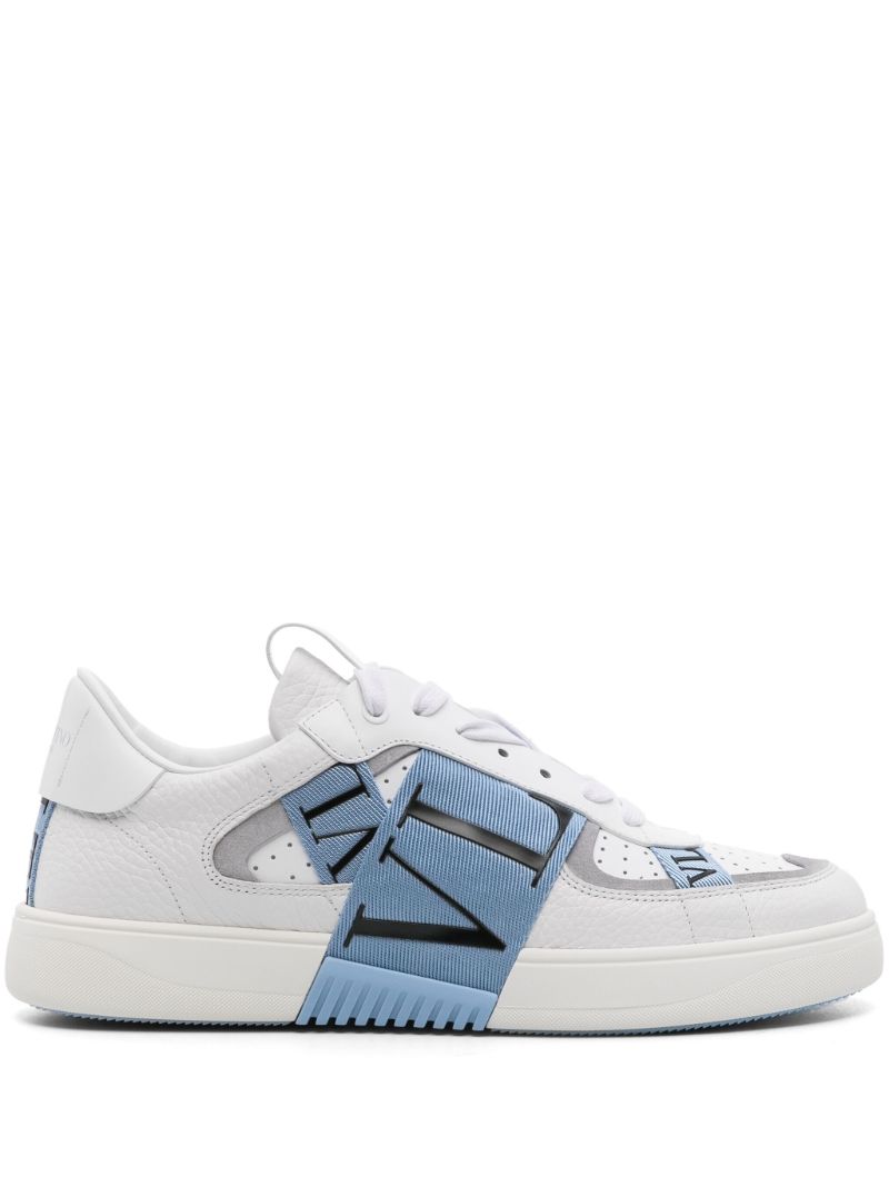 Blue Vl7n Leather Sneakers