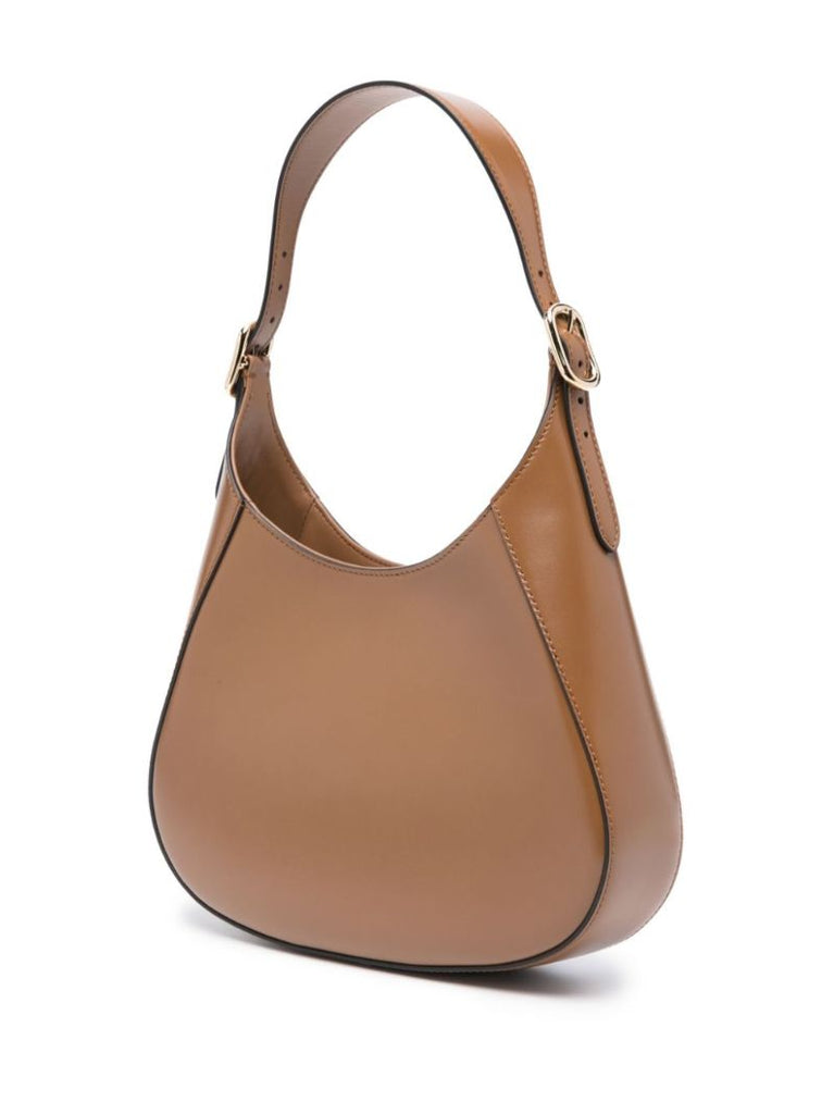 Brown Leather Shoulder Bag