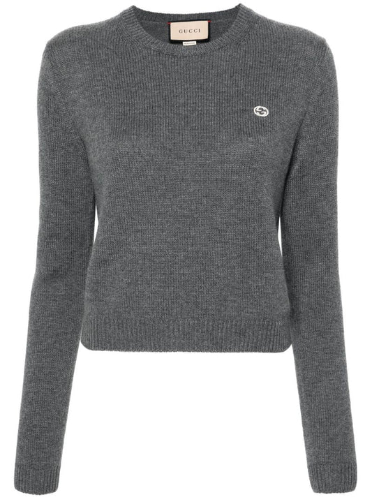 Grey Gg Cashmere Jumper