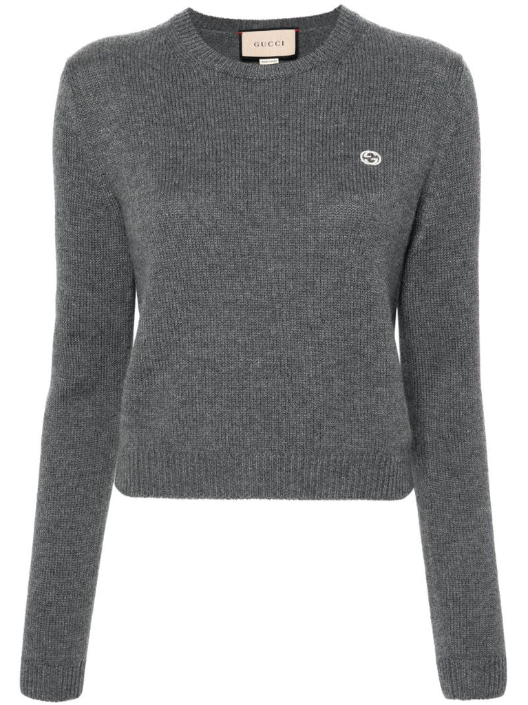 Grey Gg Cashmere Jumper