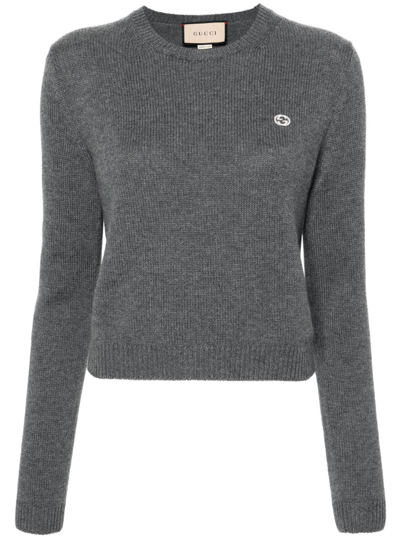 Grey Gg Cashmere Jumper