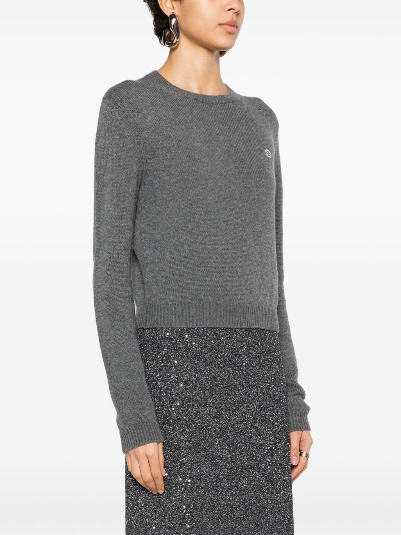 Grey Gg Cashmere Jumper