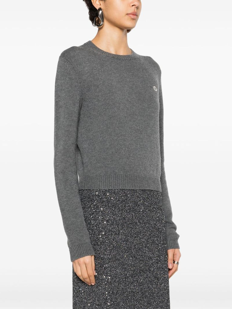 Grey Gg Cashmere Jumper