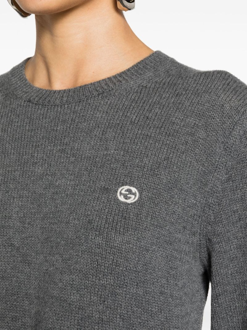 Grey Gg Cashmere Jumper