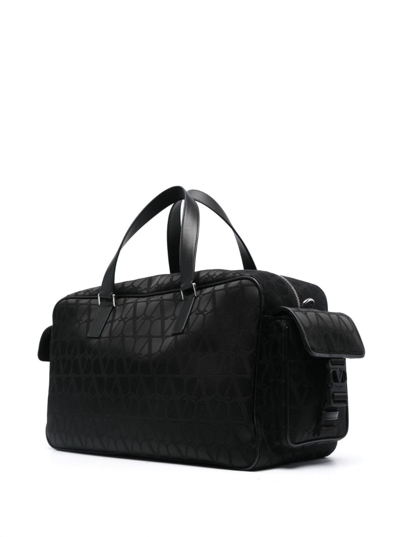 Black Toile Iconographe Canvas Duffle Bag