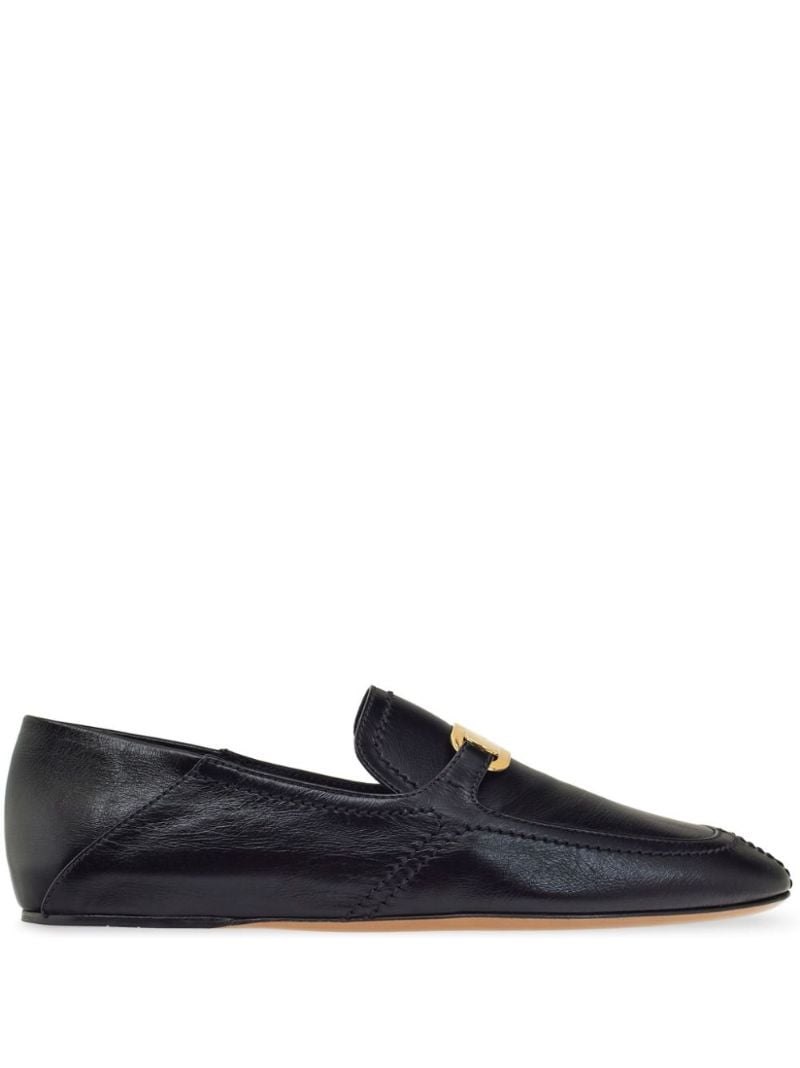 Black New Vara Leather Loafers