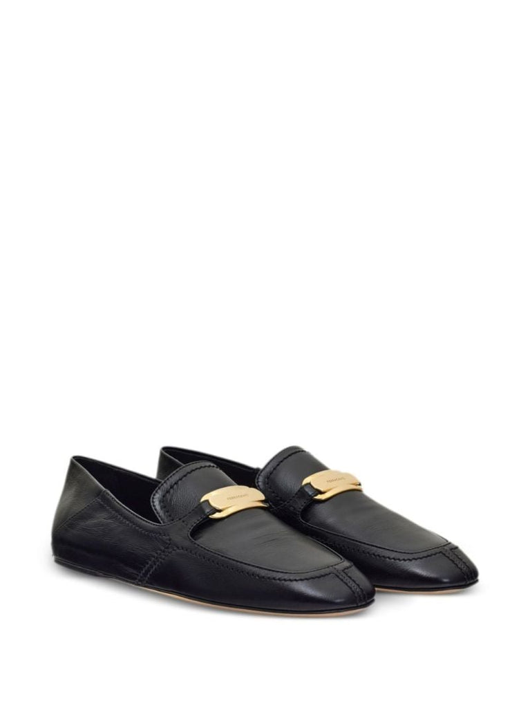 Black New Vara Leather Loafers