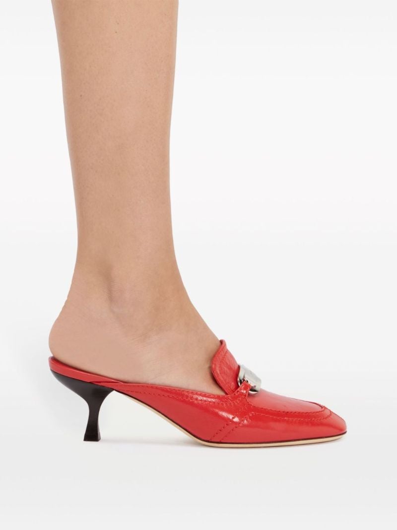 Red New Vara Leather Mules