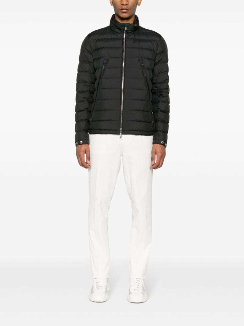Black Alfit Hooded Down Jacket