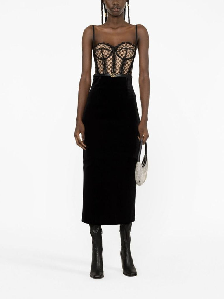 Black Gg Lace Corset