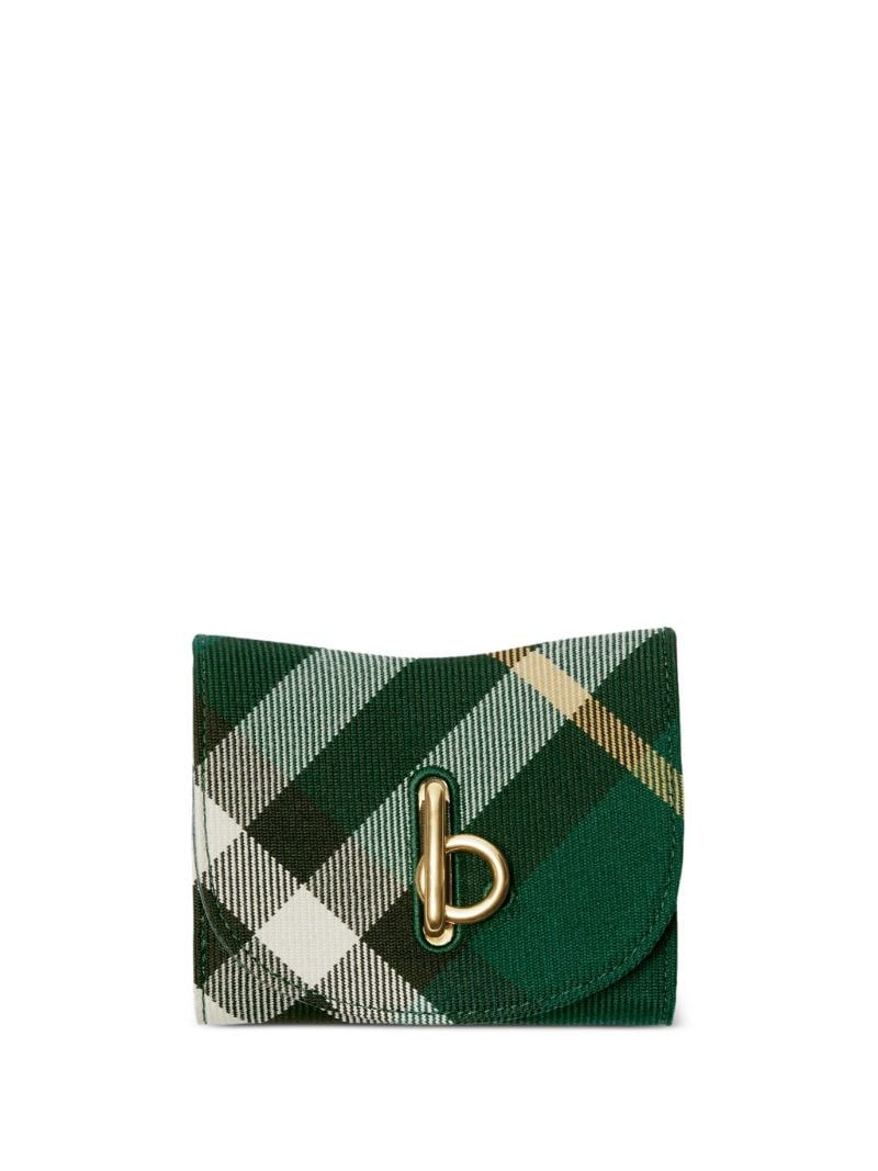 Green Rocking Horse Wool Wallet