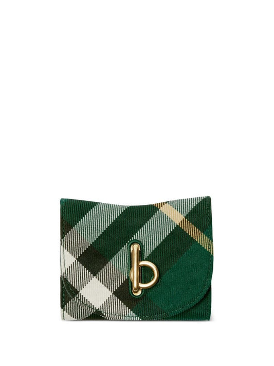 Green Rocking Horse Wool Wallet