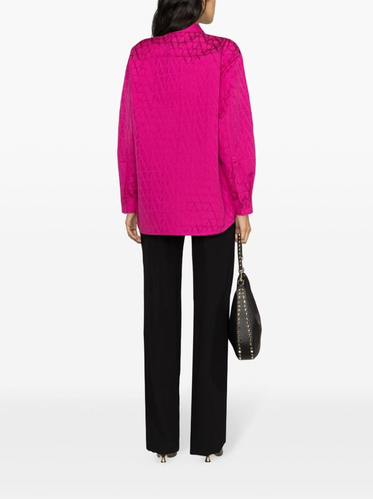 Pink Toile Iconographe Cotton-blend Shirt