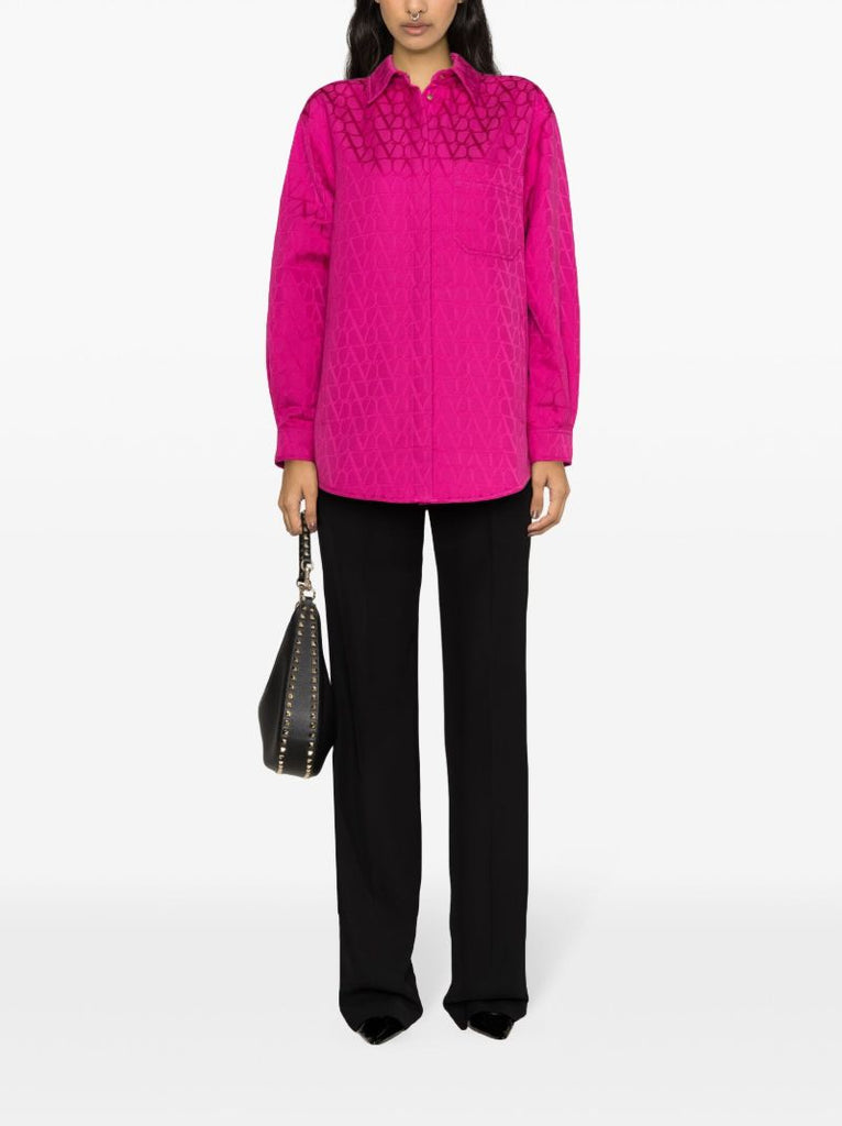 Pink Toile Iconographe Cotton-blend Shirt