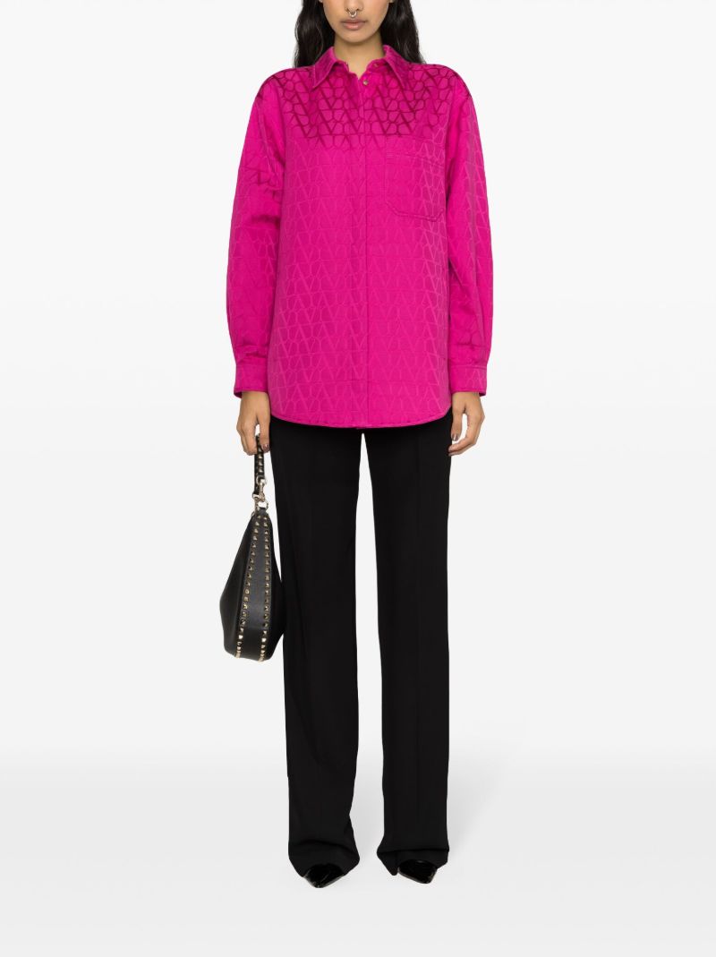 Pink Toile Iconographe Cotton-blend Shirt
