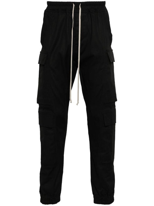 Black Mastodon Megacargo Organic Cotton Track Pants