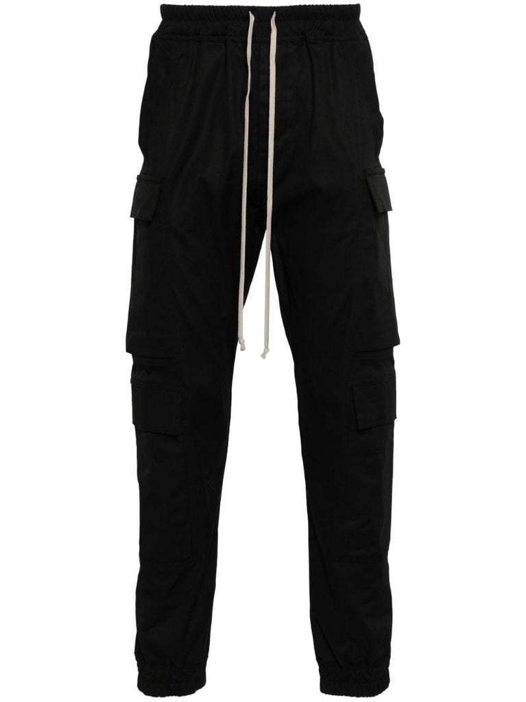 Black Mastodon Megacargo Organic Cotton Track Pants
