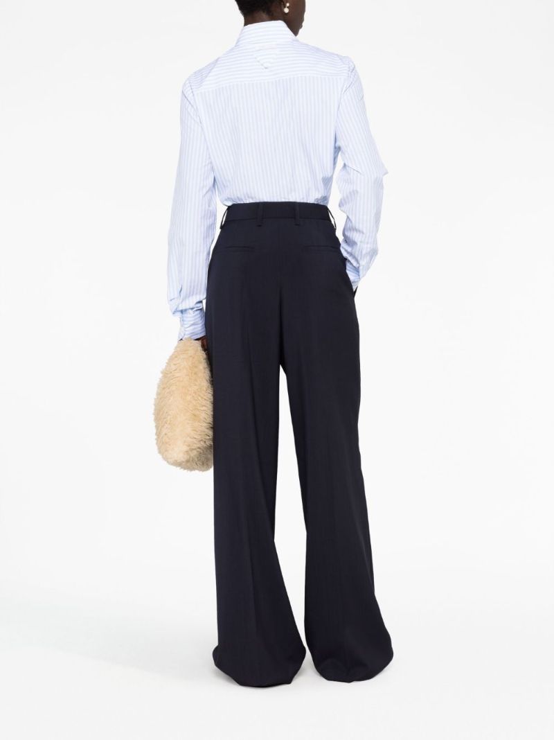 Blue Striped Cotton Shirt