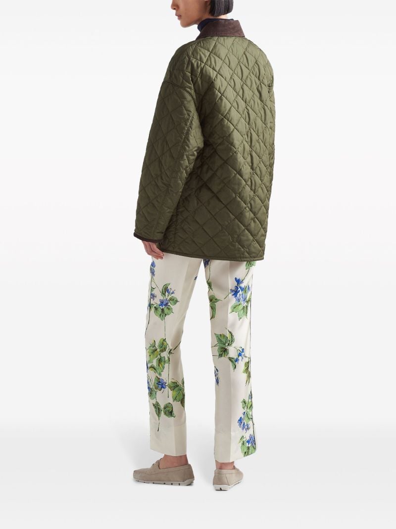 Green Re-nylon Quilted Jacket