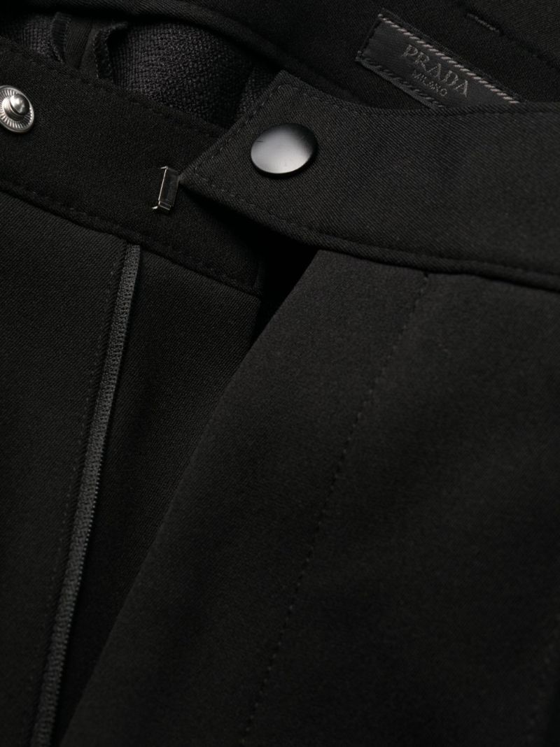Black Tapered Trousers