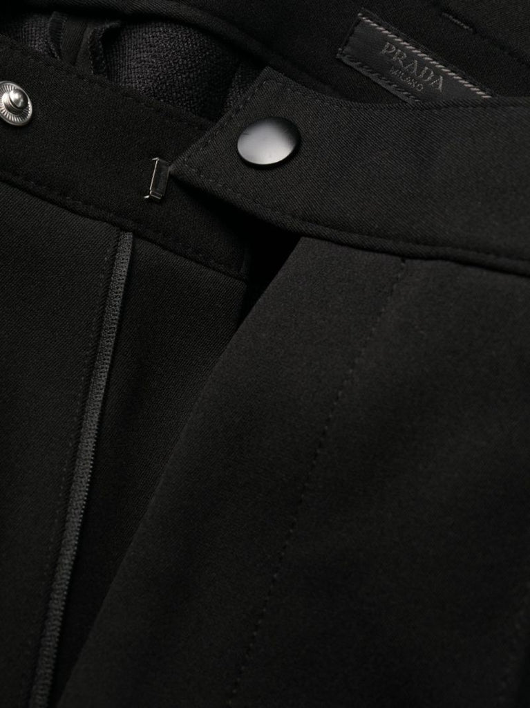 Black Tapered Trousers