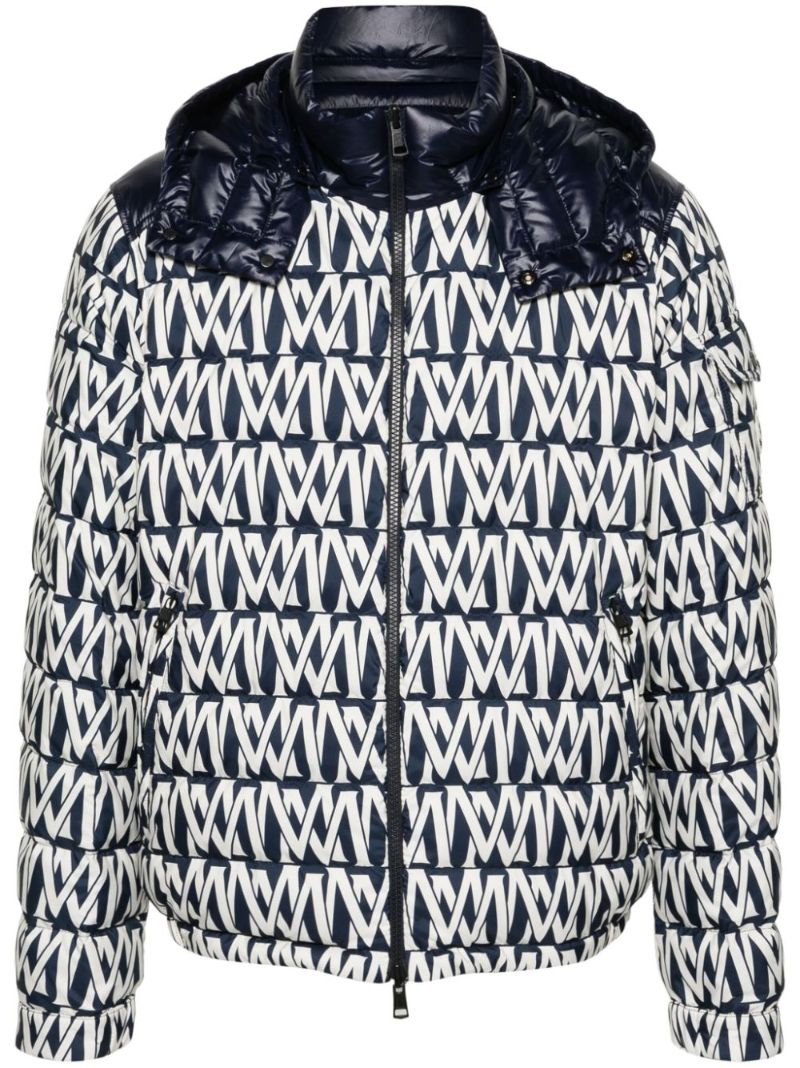 Blue Tablasses Down Reversible Jacket