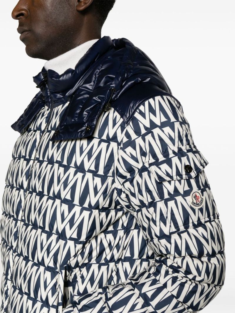Blue Tablasses Down Reversible Jacket
