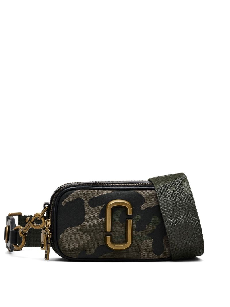 Green the Camo Jacquard Snapshot Cross Body Bga