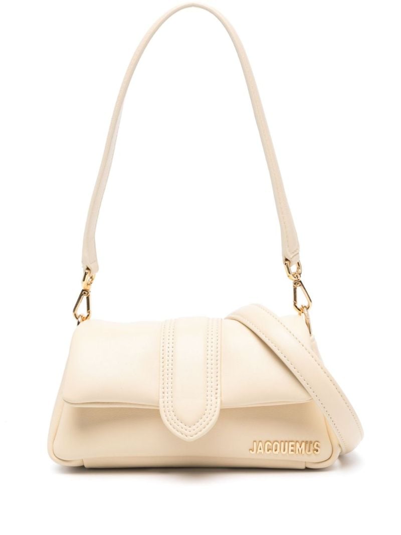 Neutral Le Petit Bambinou Leather Shoulder Bag