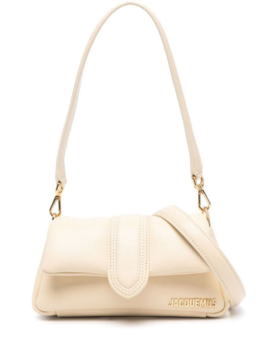 Neutral Le Petit Bambinou Leather Shoulder Bag