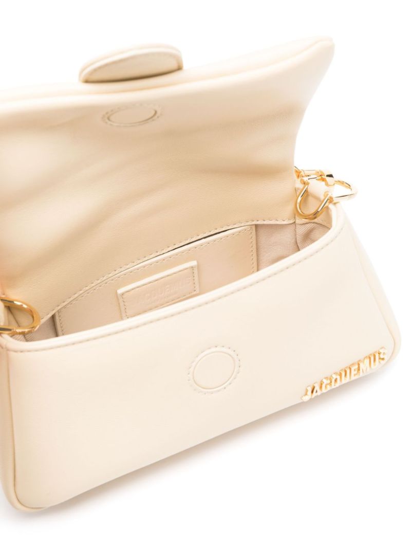 Neutral Le Petit Bambinou Leather Shoulder Bag