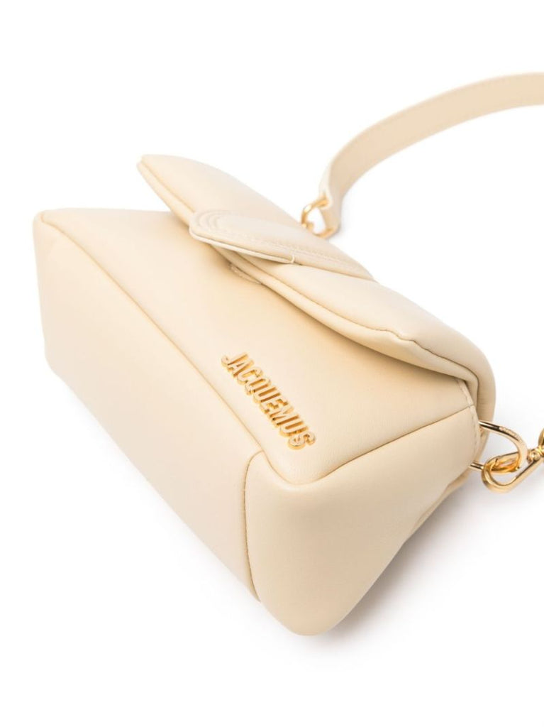 Neutral Le Petit Bambinou Leather Shoulder Bag