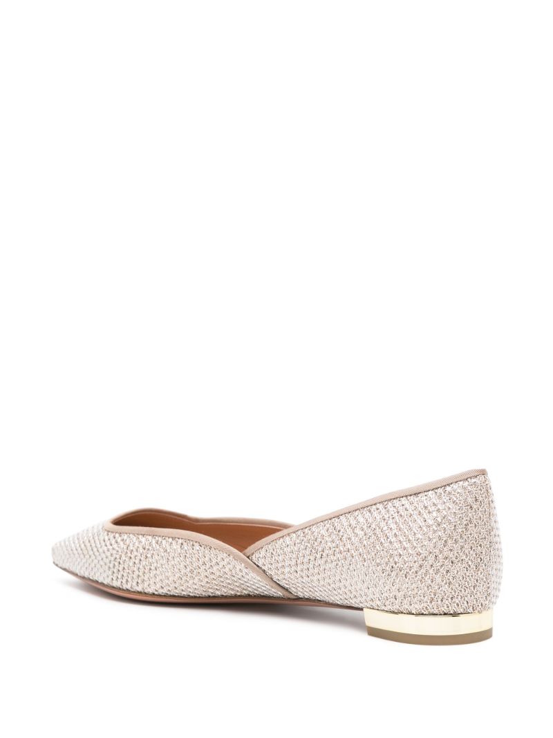 Gold Maia Metallic Ballerina Flats
